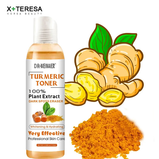 Turmeric Face Toner Brightening Serum Tender Skin Moisturizing Vitamin C Ginger Essence Korean Cosmetics