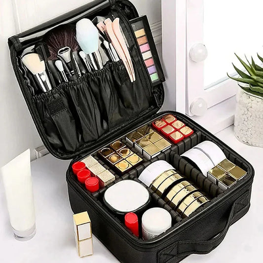 Trousse de Maquillage Professionnelle Étanche pour Femme, Accessoire de Voyage, pour la raq, Brosse de miles, Outil de Broderie, Rangement de Cosmétiques, Boîte